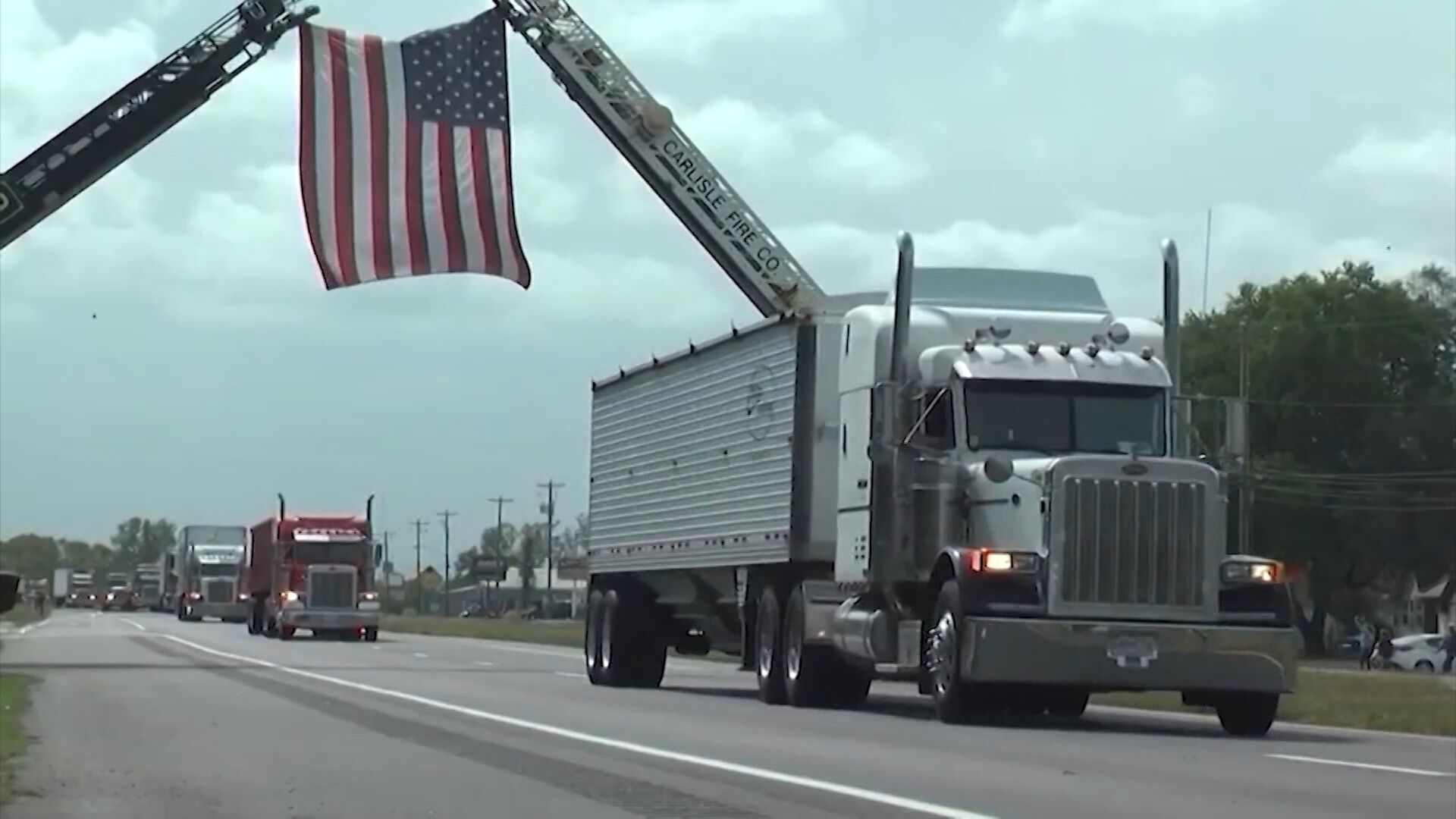 The Truck Convoy for Delaware Special Olympics Trough Kent and Sussex Counties